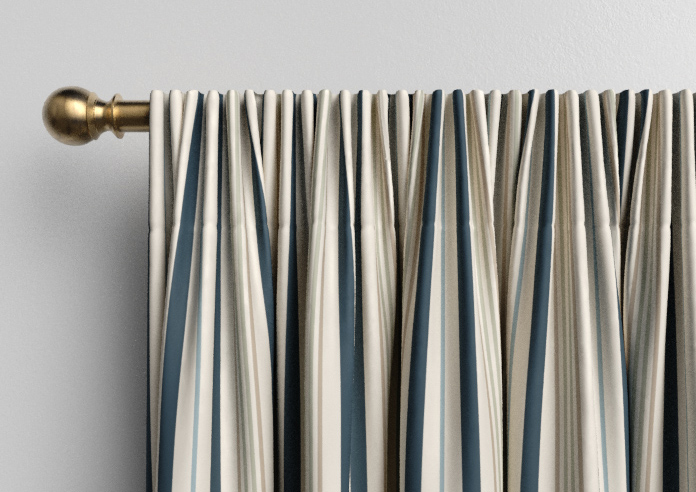 The British Stripe Co. George, Polzeath No.1 - Made to Measure Curtains - Image 9